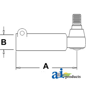 UJD00977    Tie Rod---Replaces AT27130